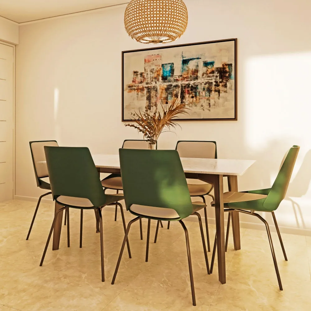 Comedor de un departamento de Parque Poniente 5